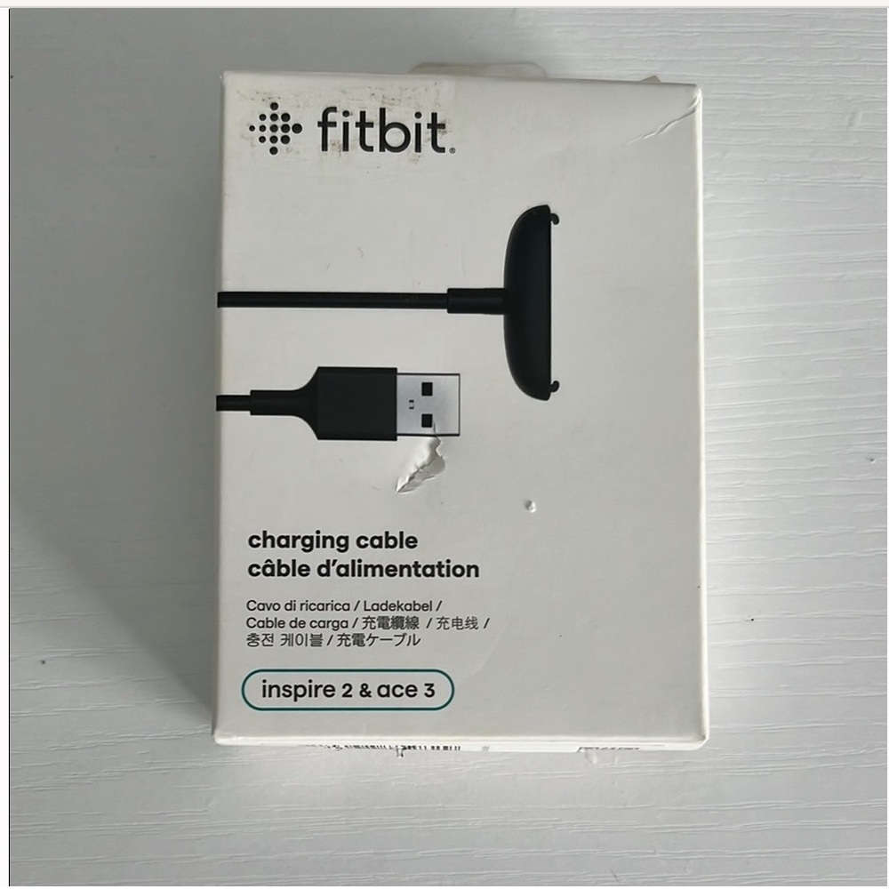 Fitbit Black USB Charging Cable for Inspire 2 & Ace 3